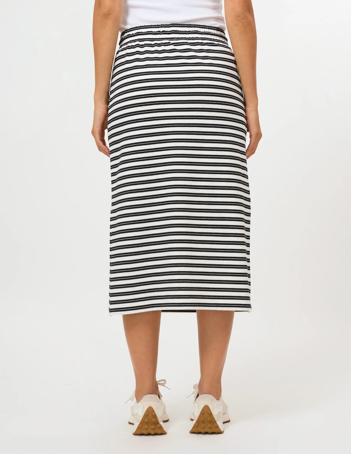 Essential Skirt Black Stripe