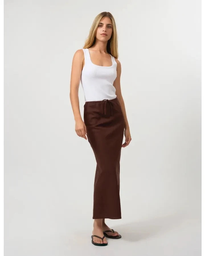 Brenda Skirt Chocolate