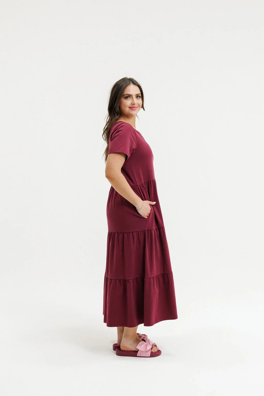 Kendall Dress Merlot