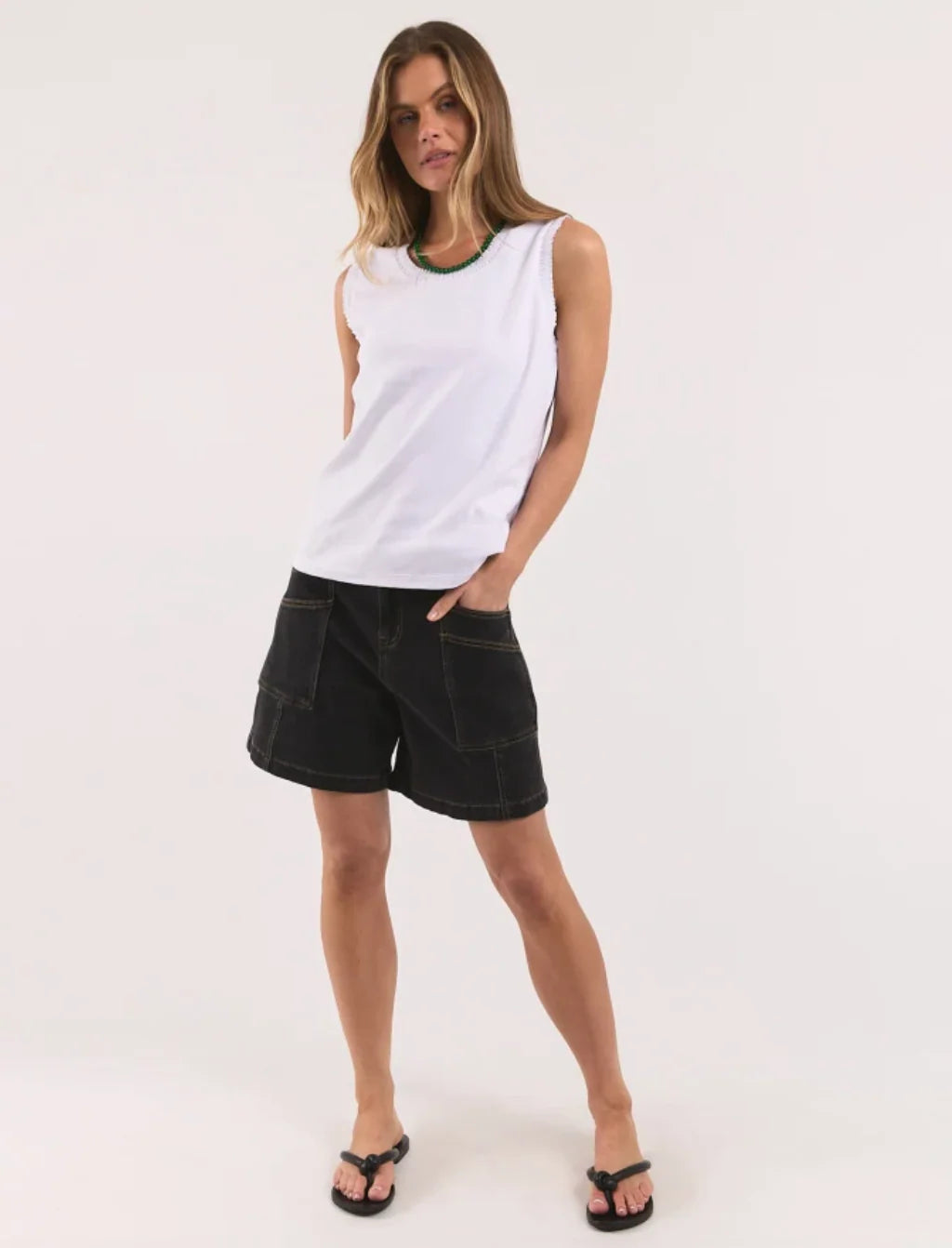 Petra Tank White