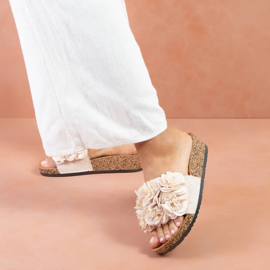 Corsage Sandal Natural
