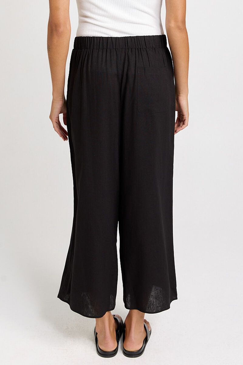 Bella Crop Pants Black