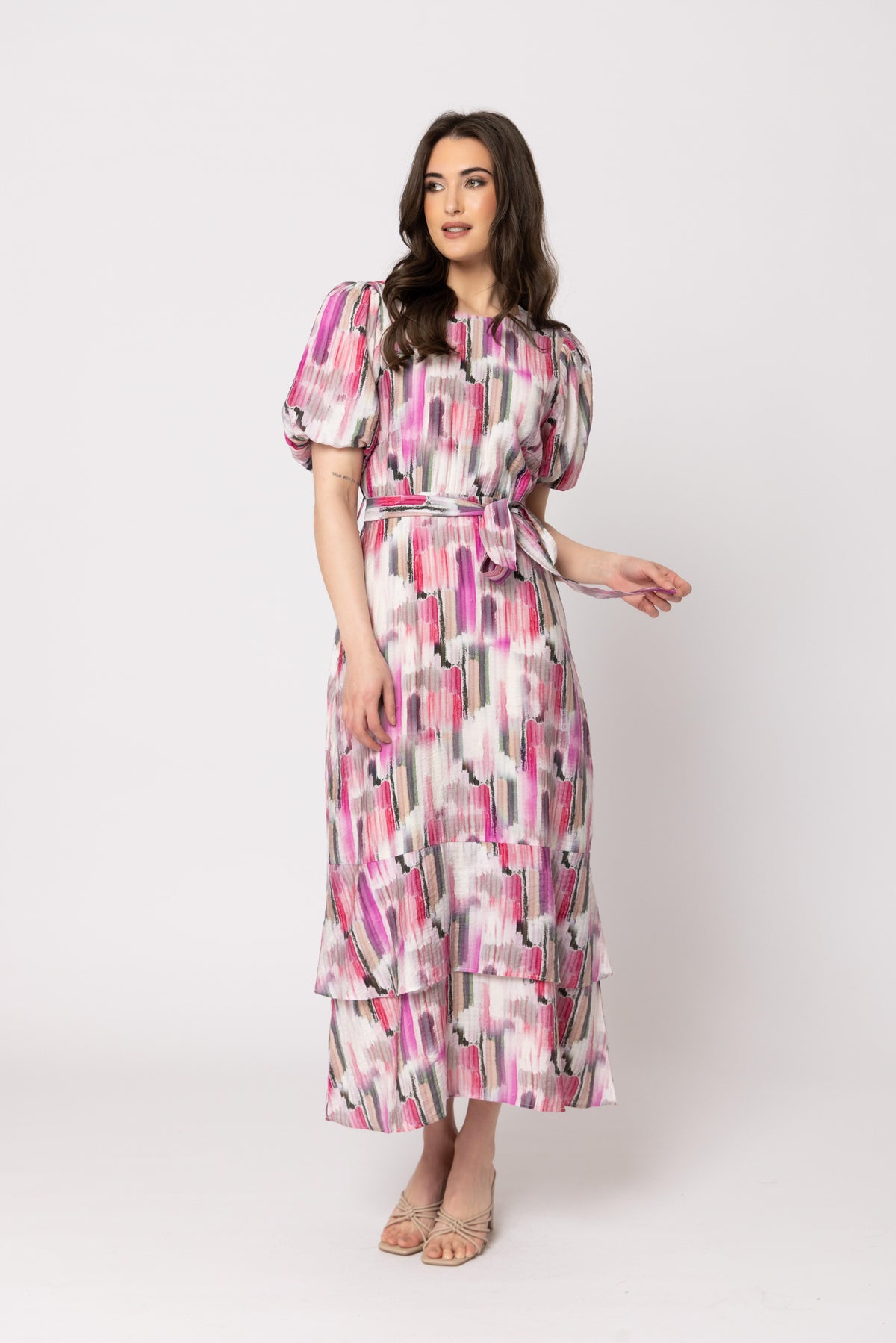 Senorita Dress Pink Iridescence