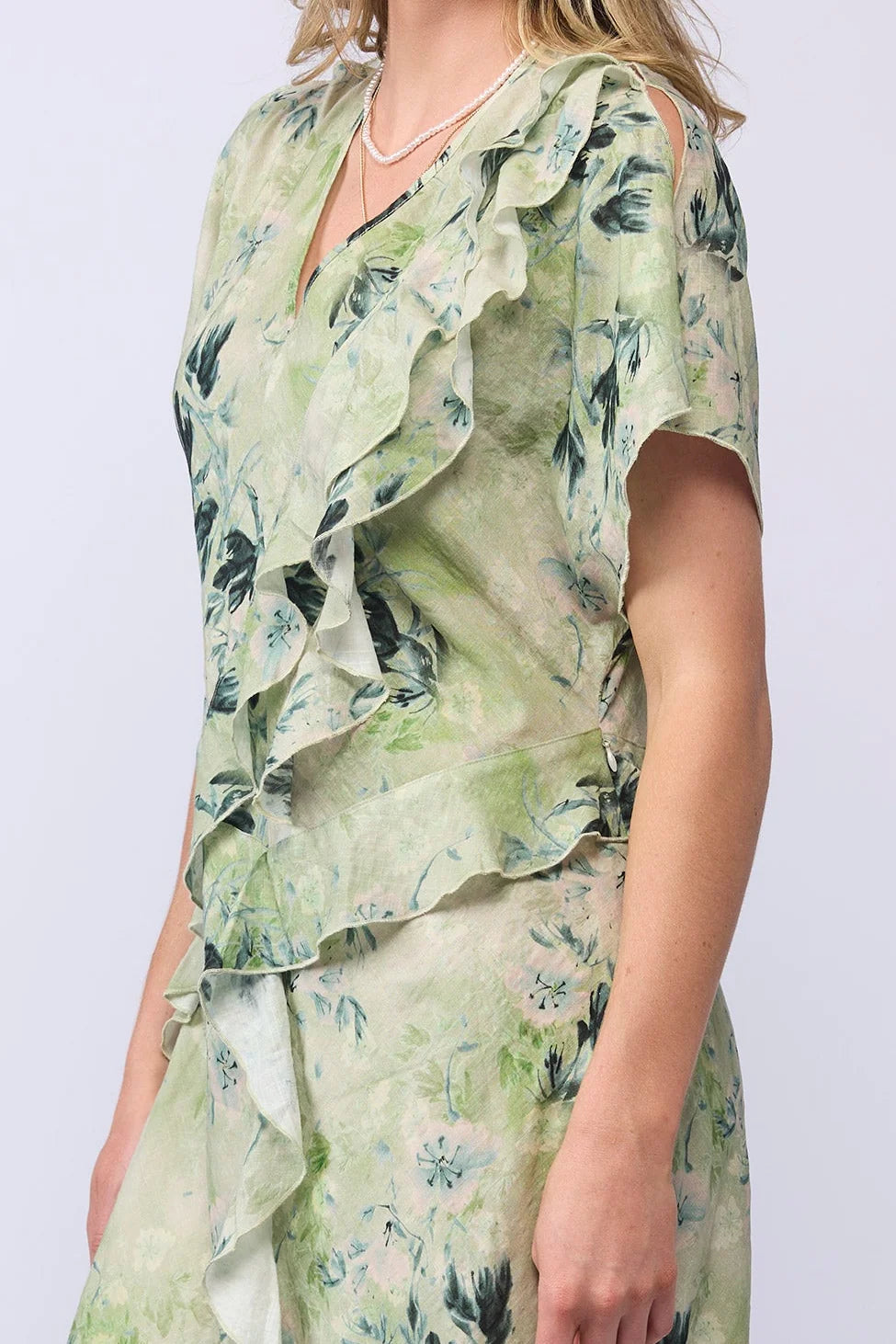 Breeze Dress Olive Leaf