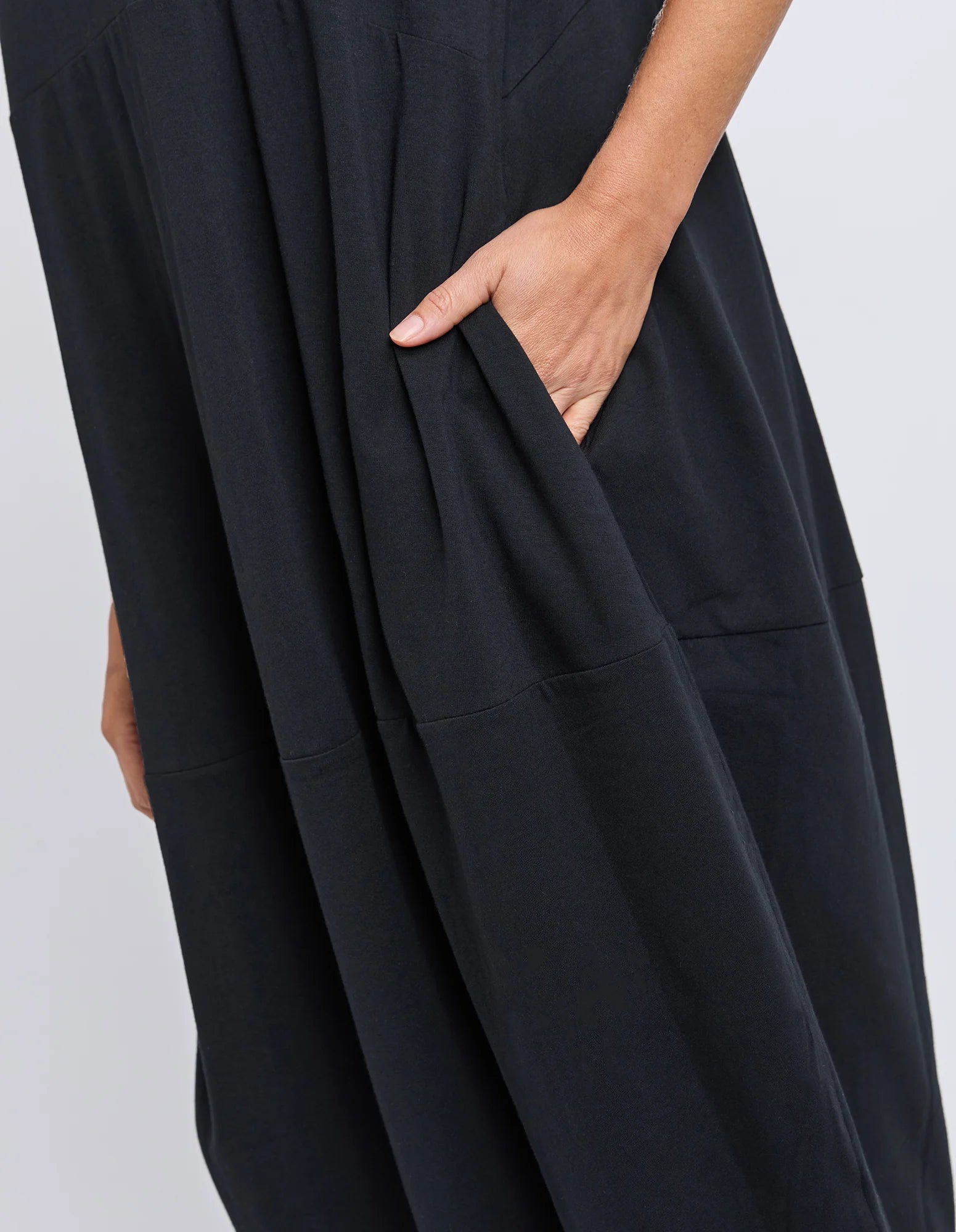 Diana Dress 3/4 Sleeve Black