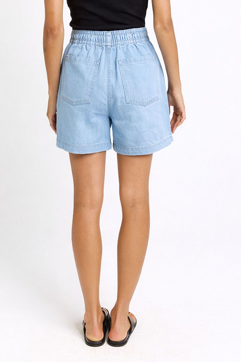 Drew Denim Short Medium Wash
Blue Denim