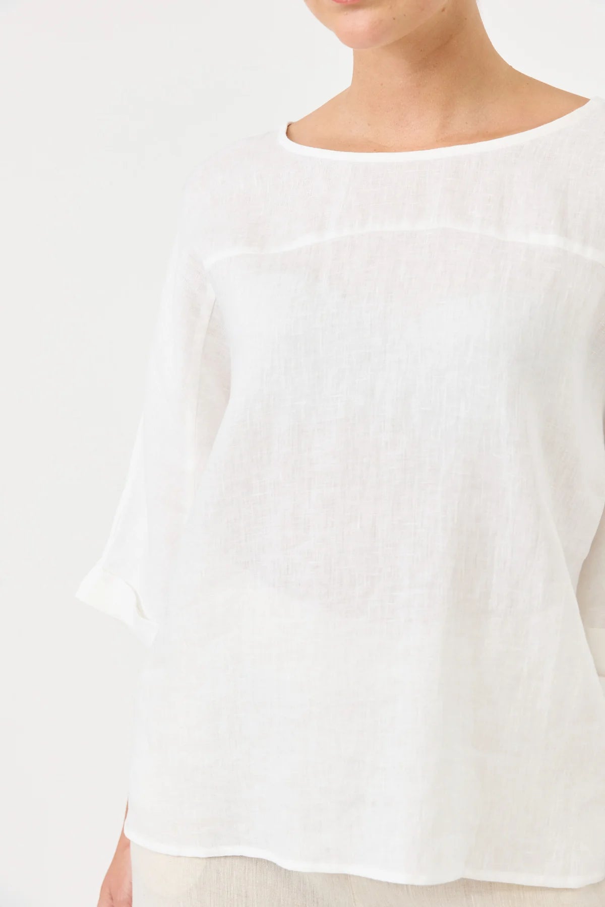 Studio Relaxed Top One Size Salt