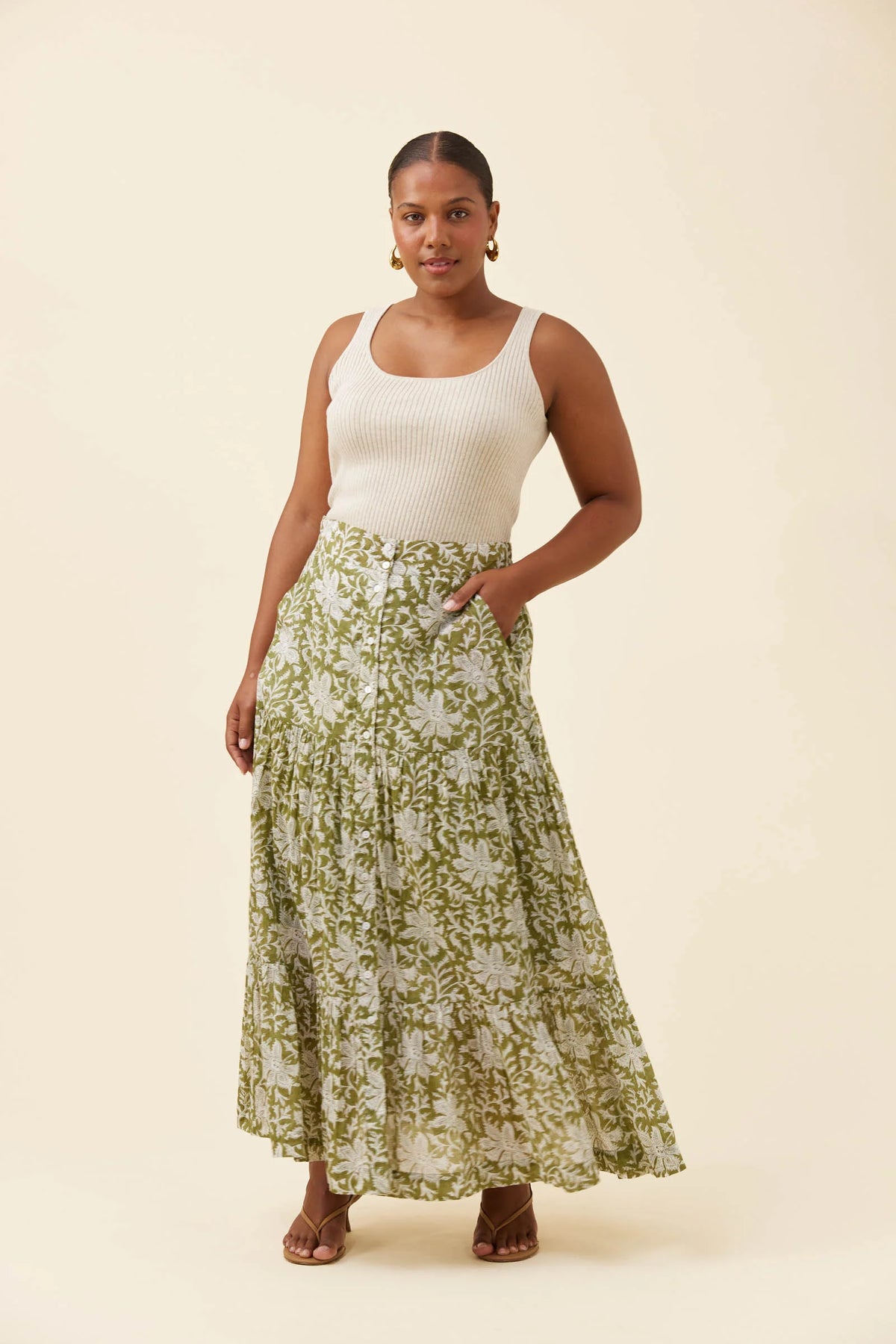 Wilma Skirt Olive