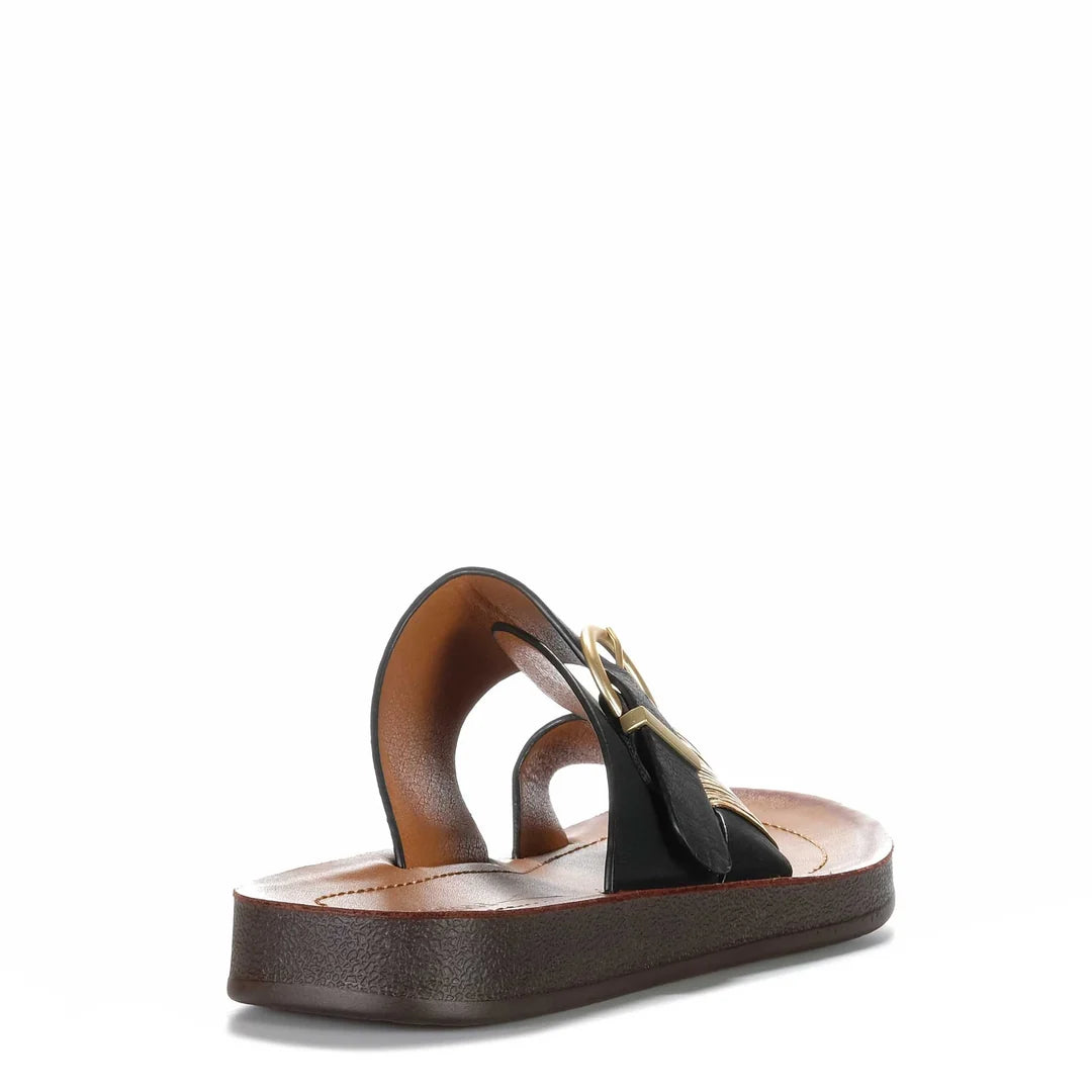 Bria Wide Sandal Black