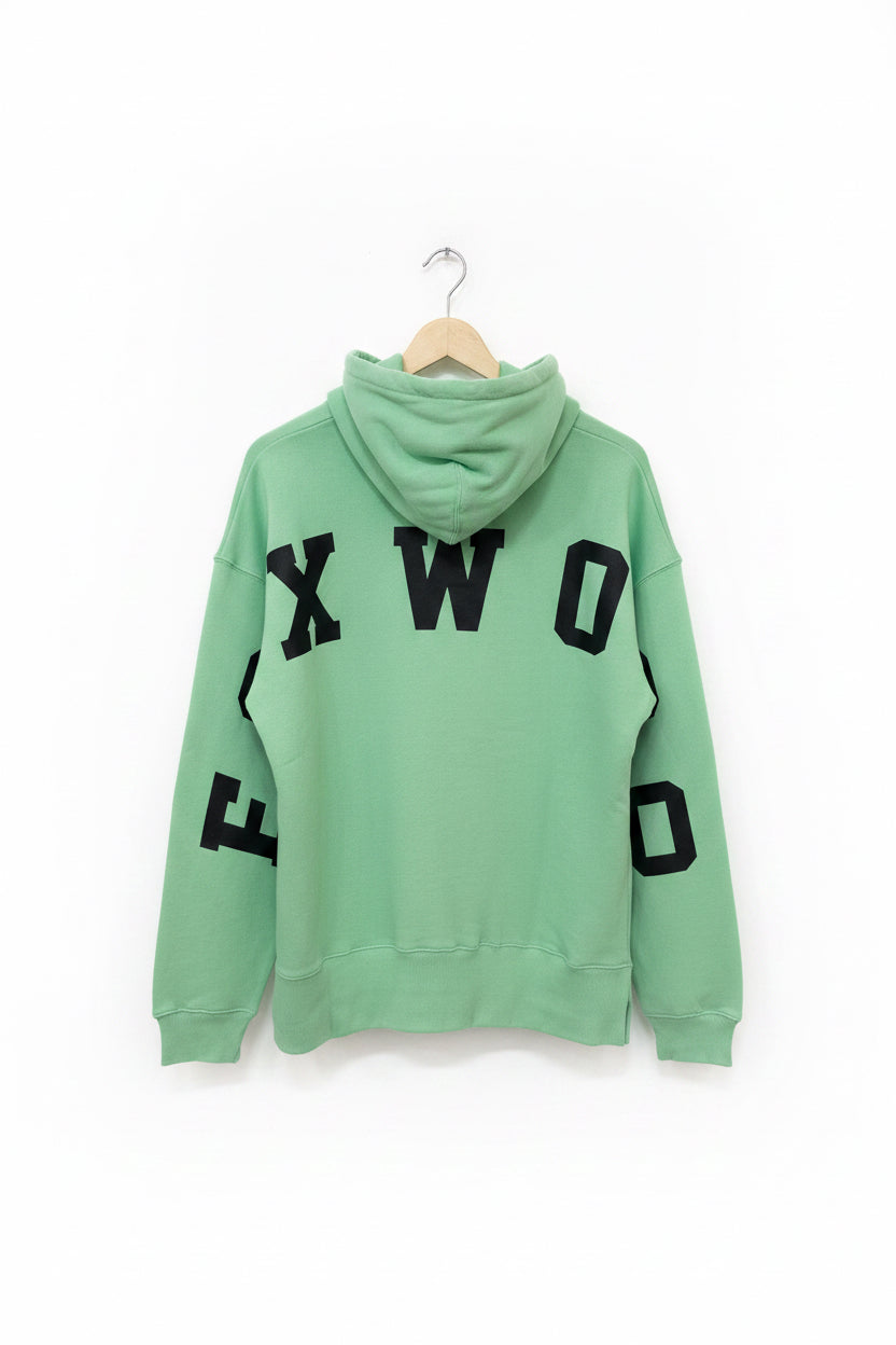 Interval Hoodie Bright Mint and Navy