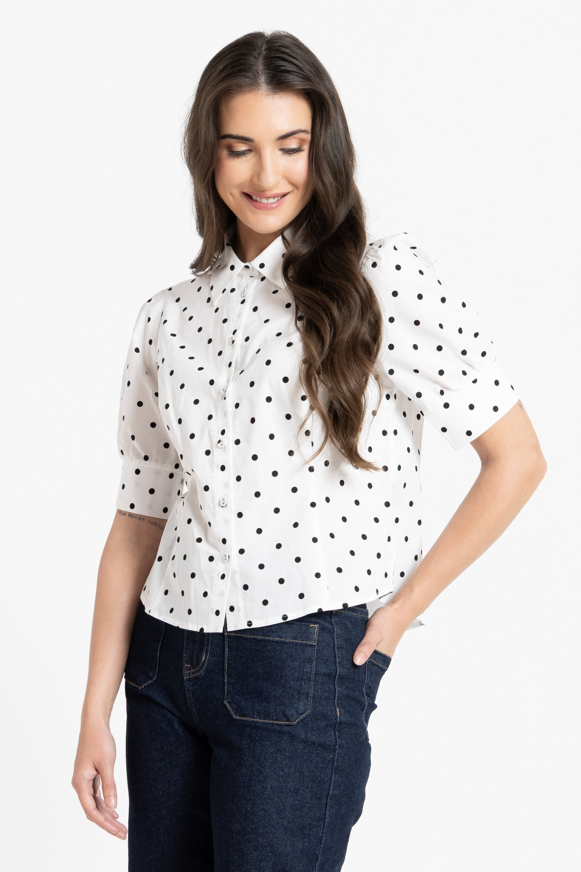 Dinner Date Shirt Vanilla Spot