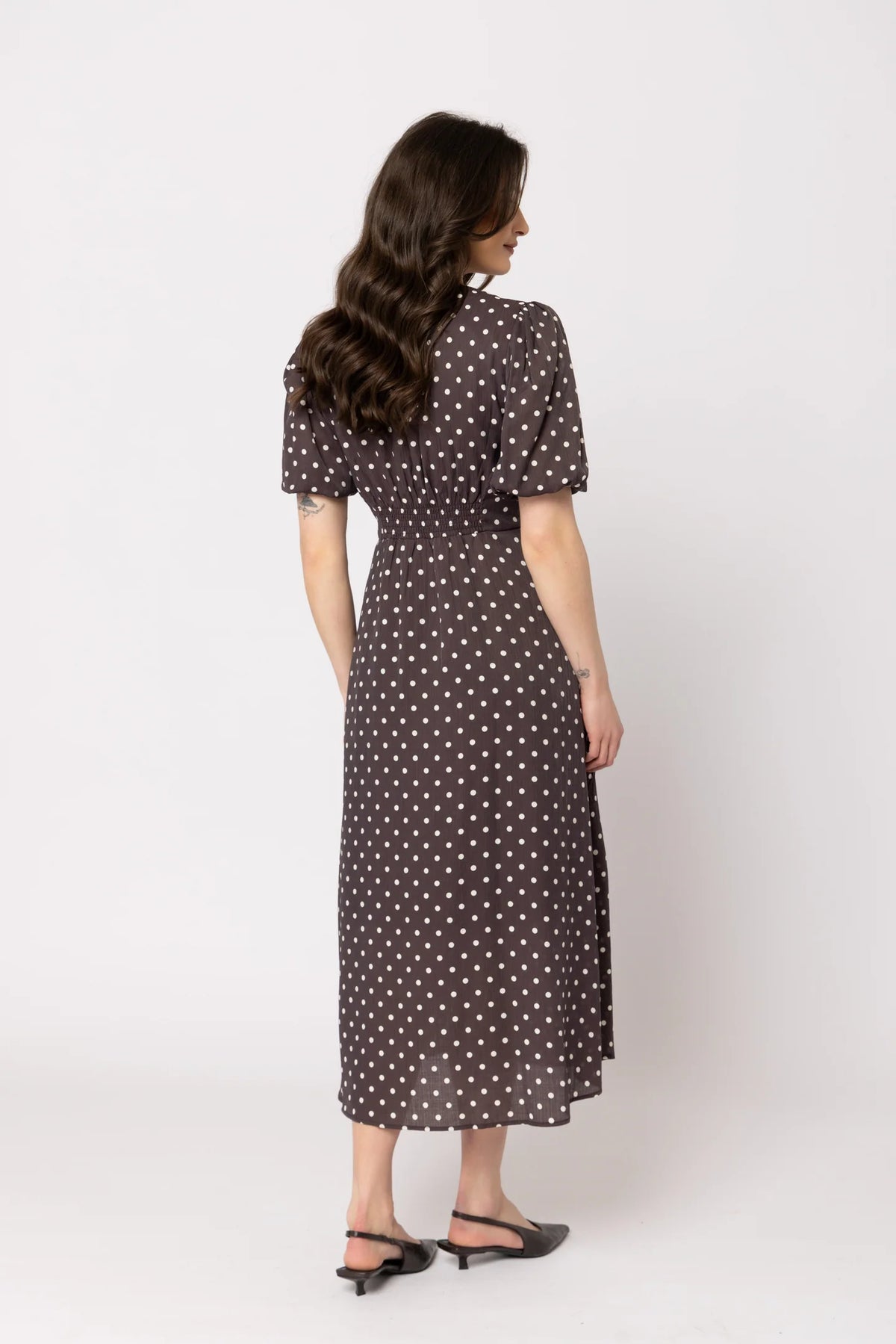 Cheerful Dress Brown Spot | Seeking Lola