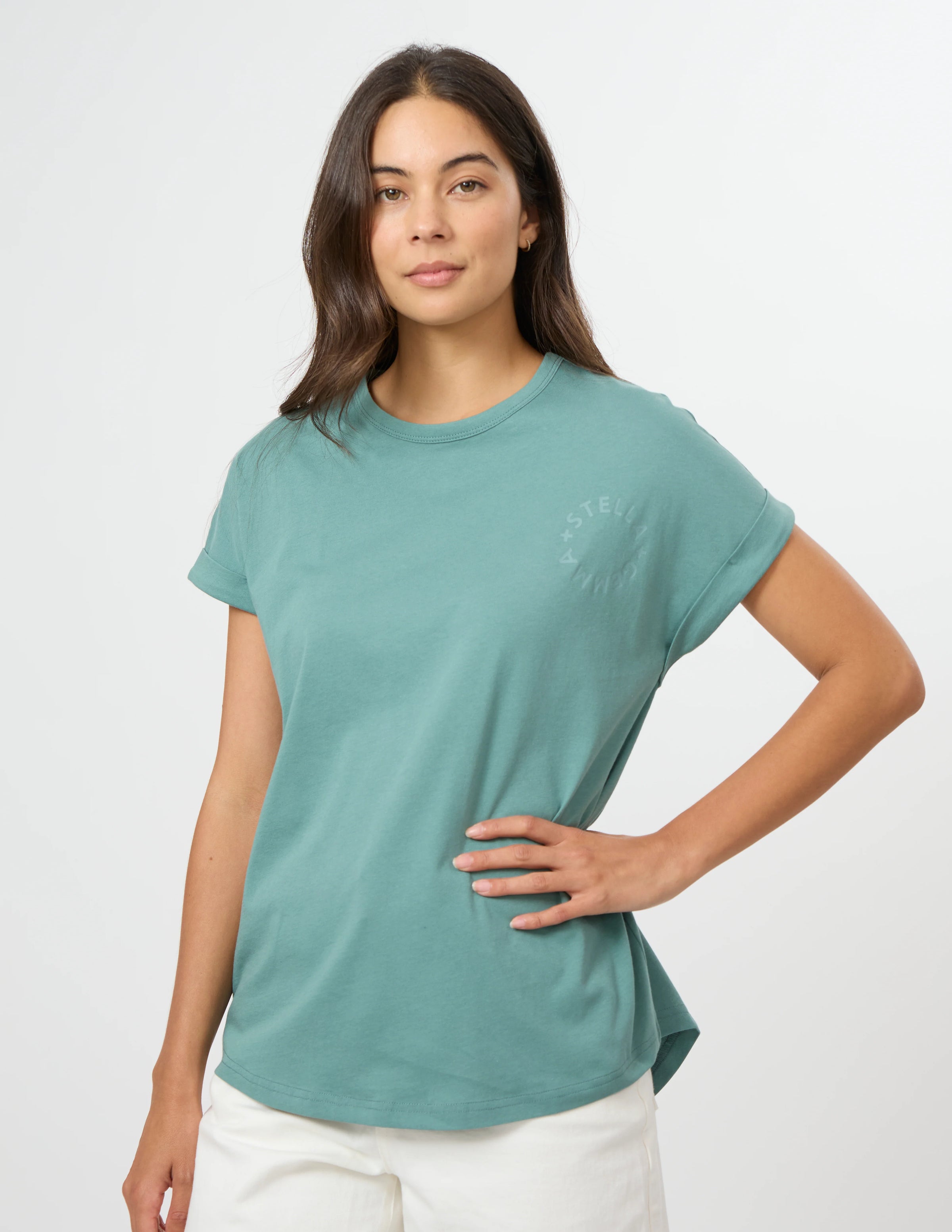 Soho Cuff Crew Deep Sage Small Rotation