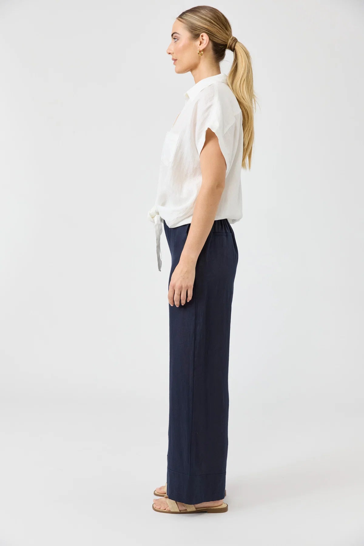 Studio Tie Shirt Salt