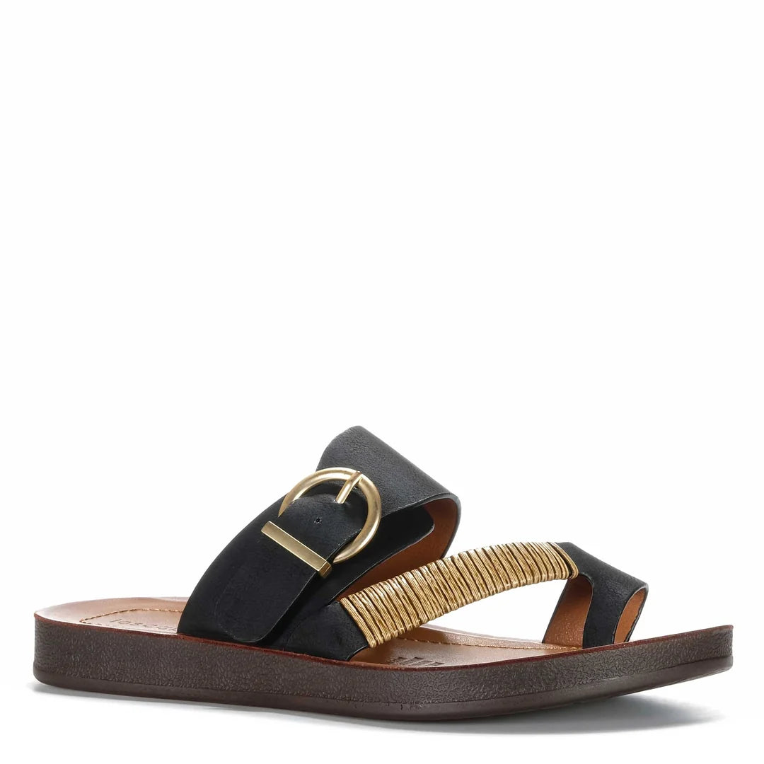 Bria Wide Sandal Black