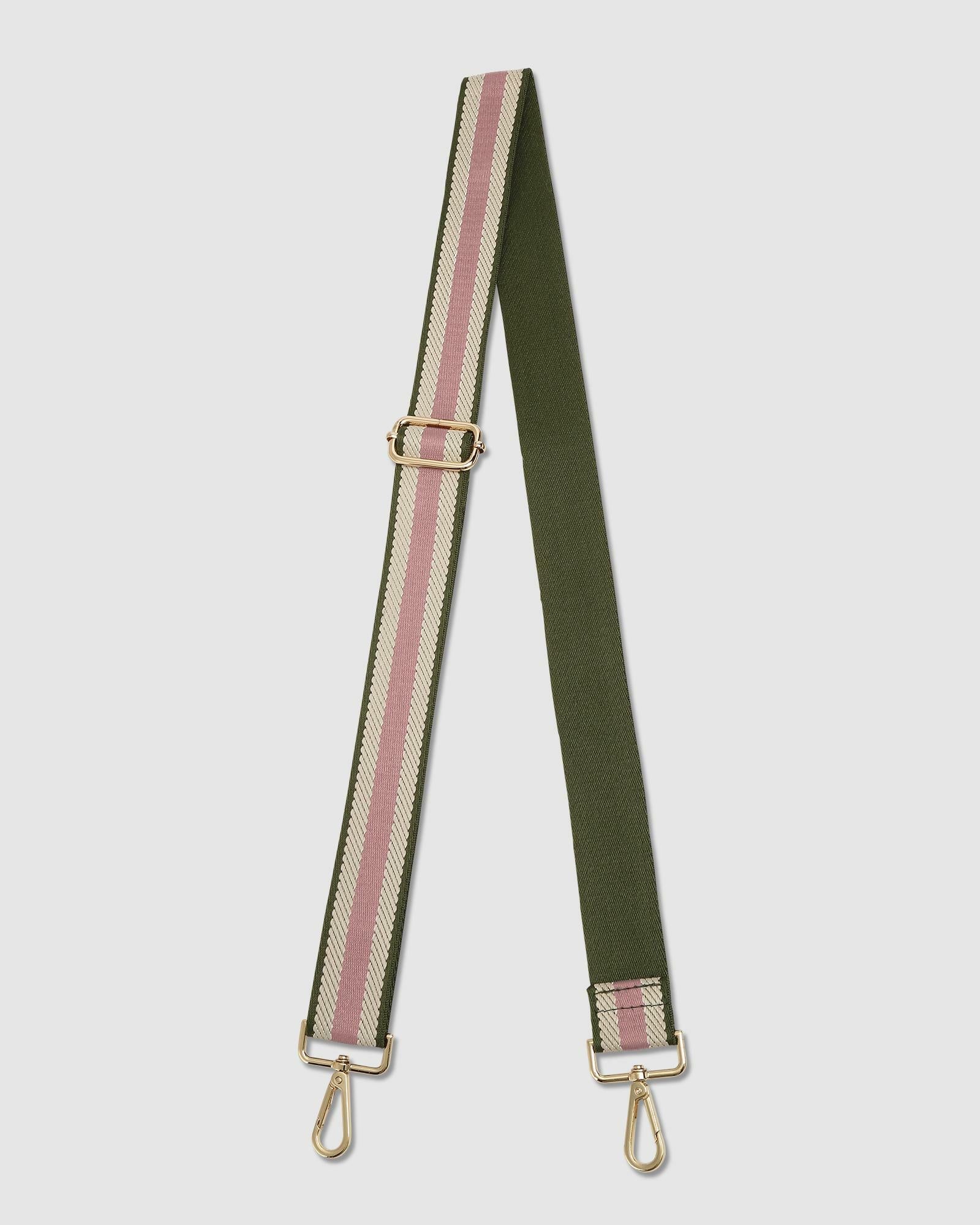 Alexis Stripe Weekender Travel Bag Blush Stripe