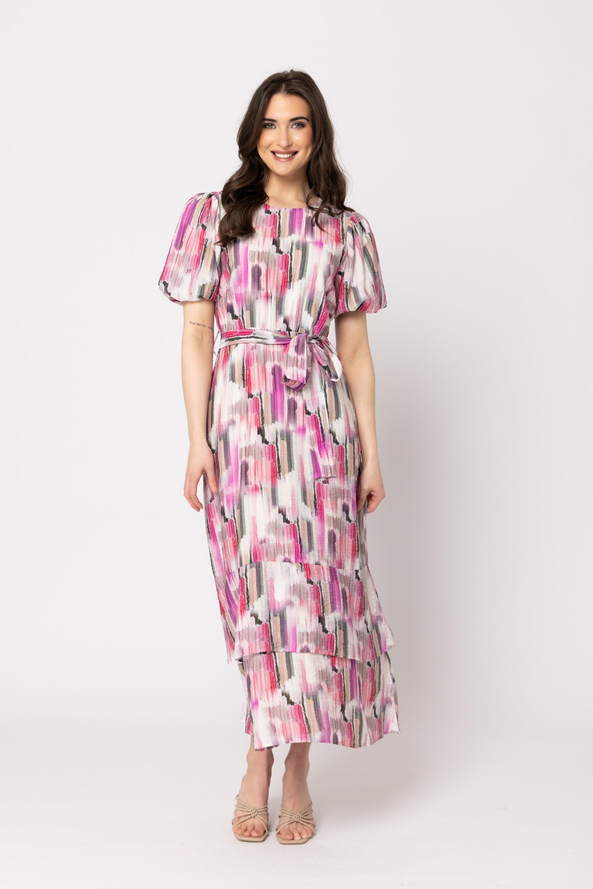 Senorita Dress Pink Iridescence