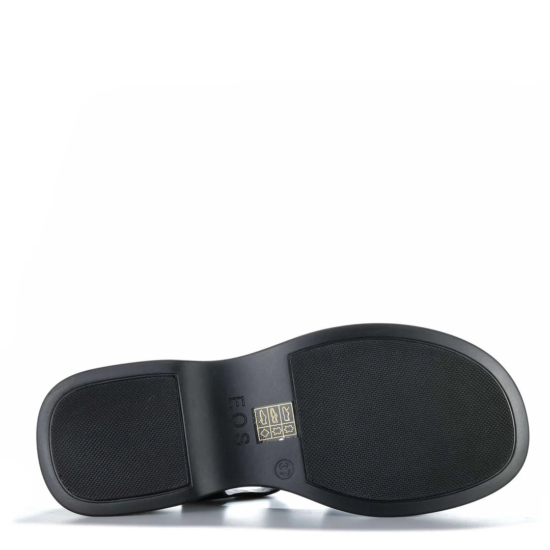 Bario Black Sandals