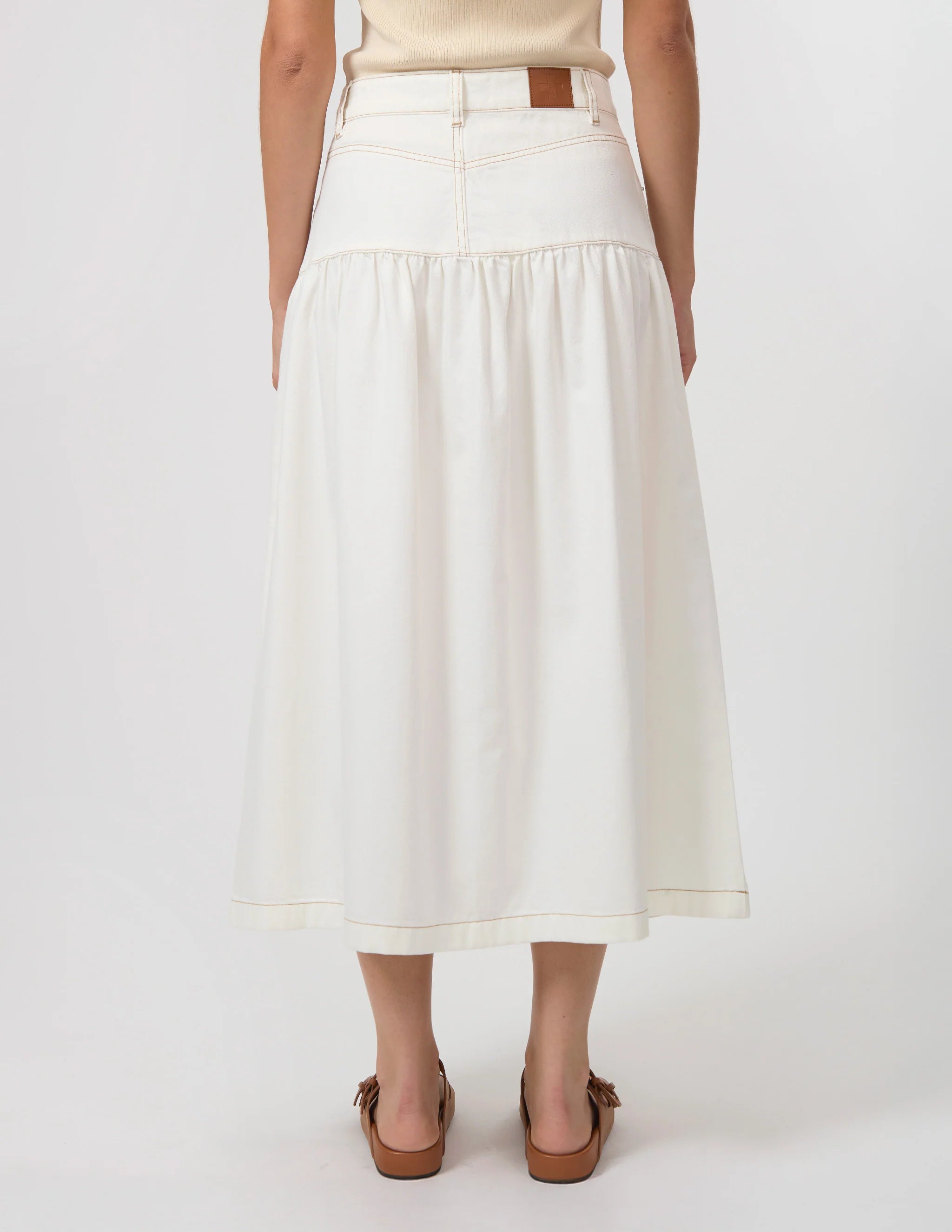 Davina Skirt Ecru