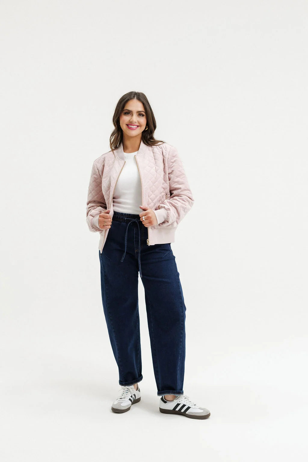 Wyld Bomber - Quilted Rose
