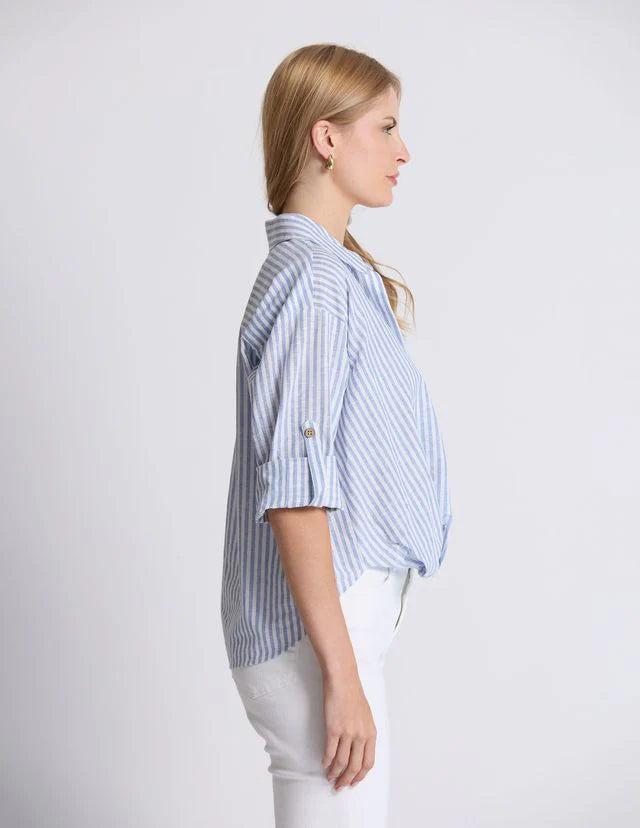 On Repeat Blouse Sea Stripe