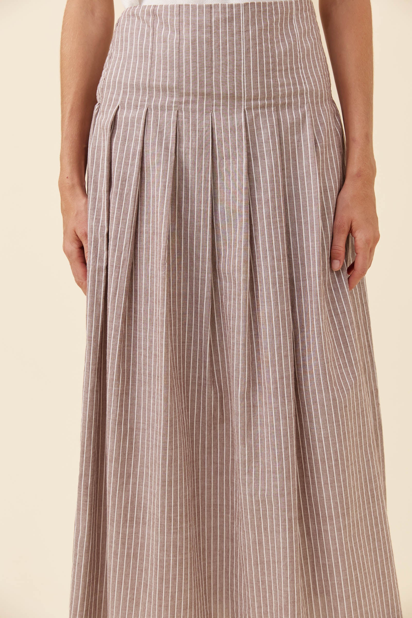 Lyndell Maxi Skirt Taupe
