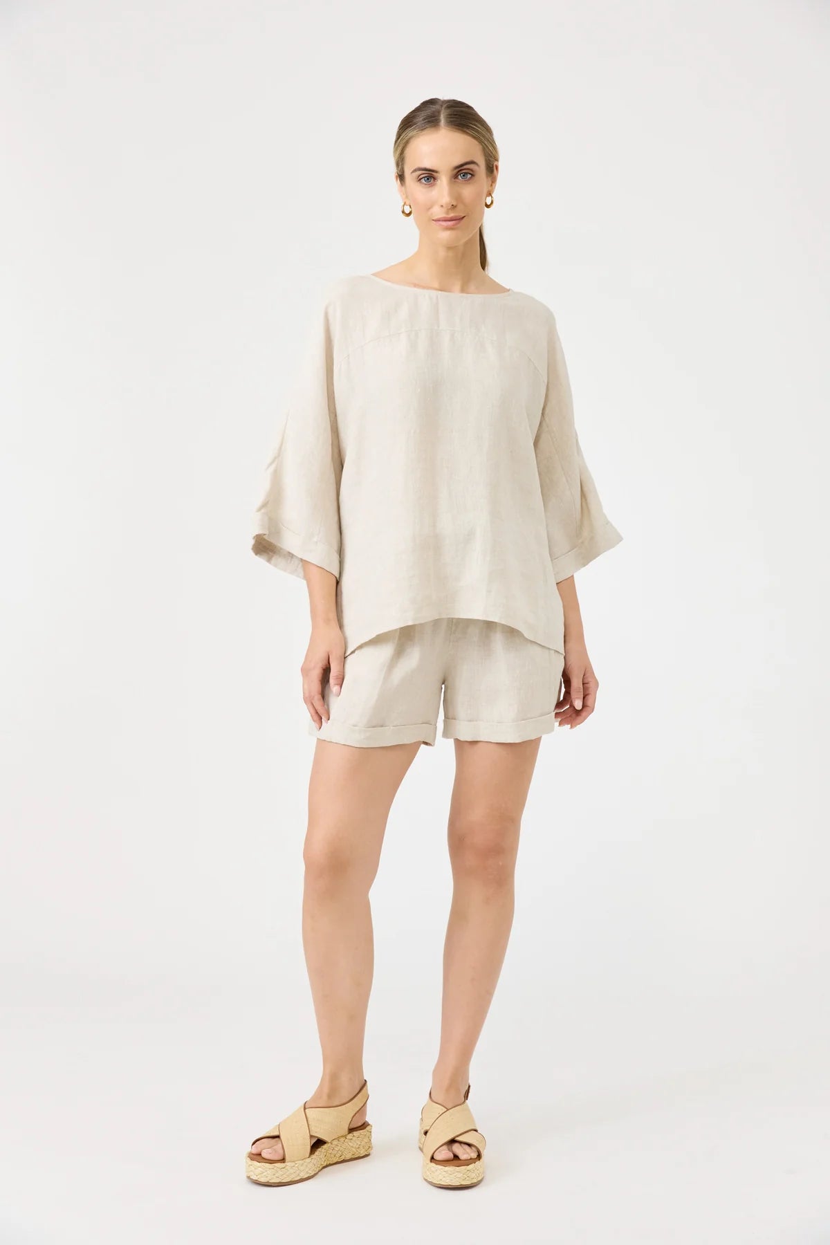 Studio Relaxed Top One Size Tusk