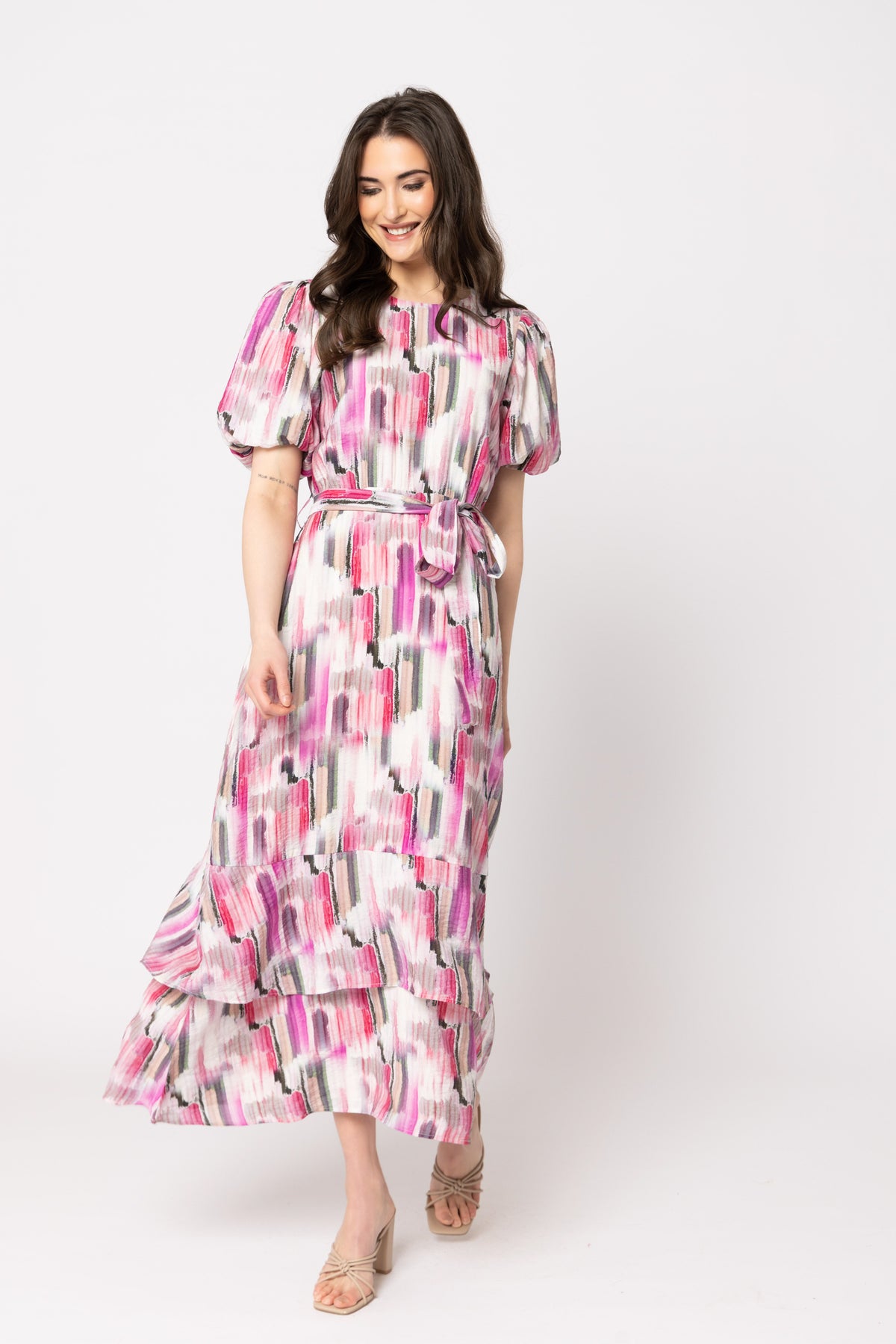 Senorita Dress Pink Iridescence