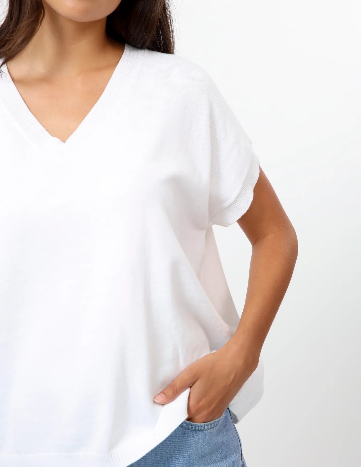 Lily Top White