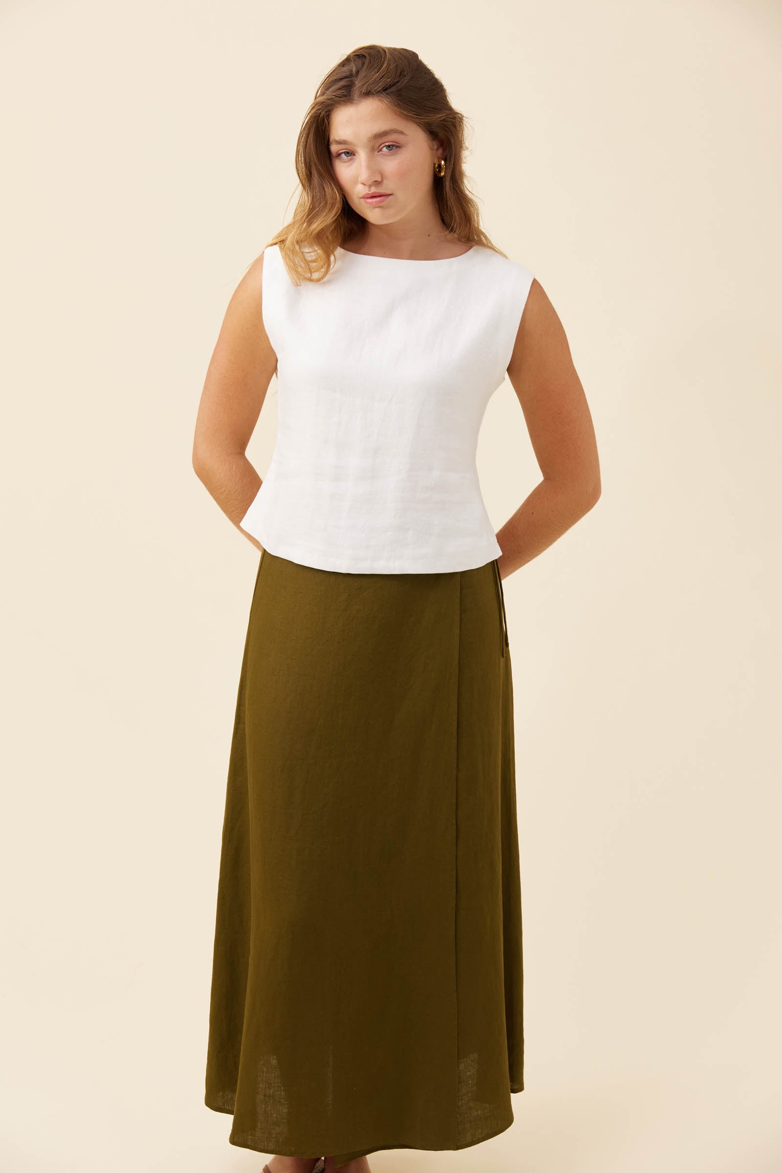 Anita Tank White