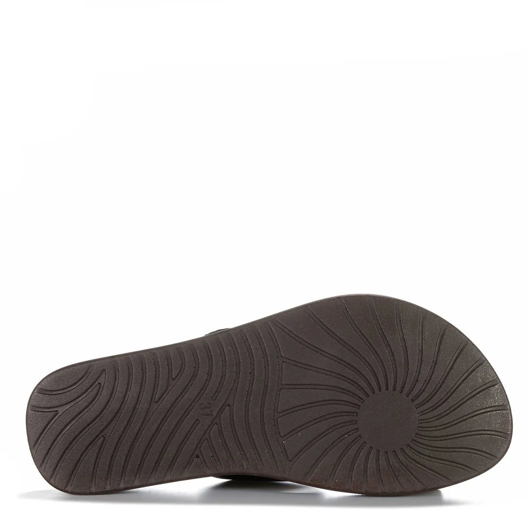 Bria Wide Sandal Black