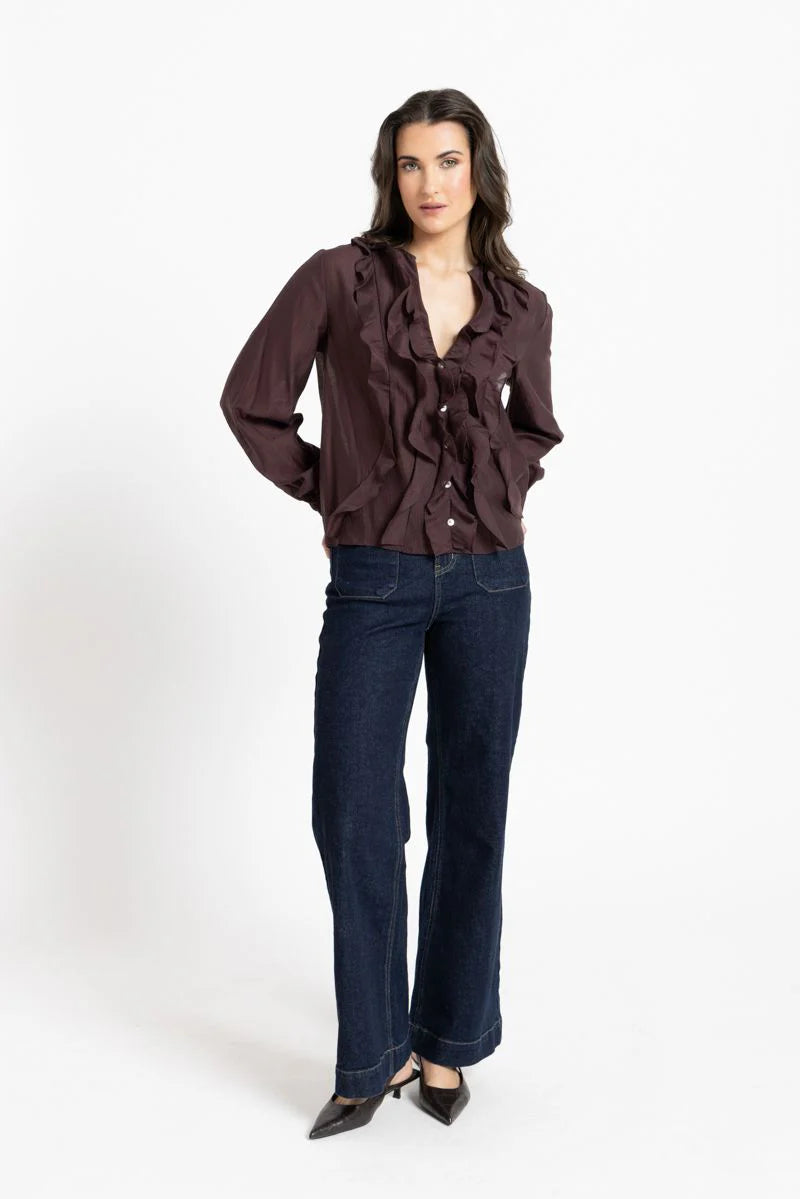 Once Upon Blouse Brunette