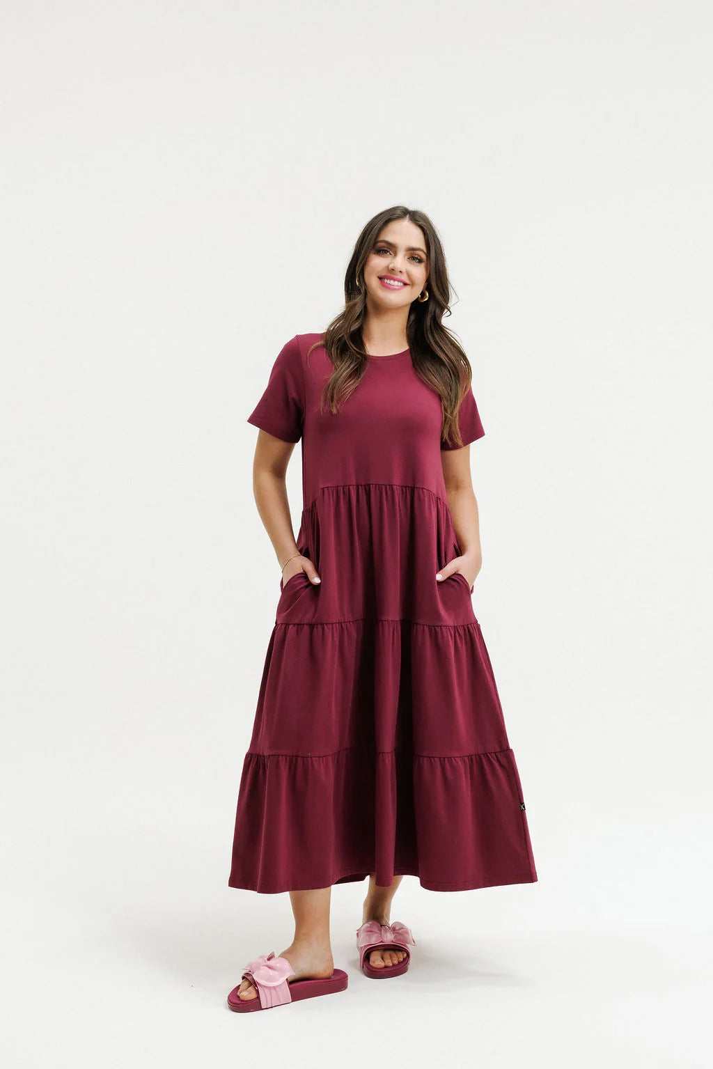 Kendall Dress Merlot
