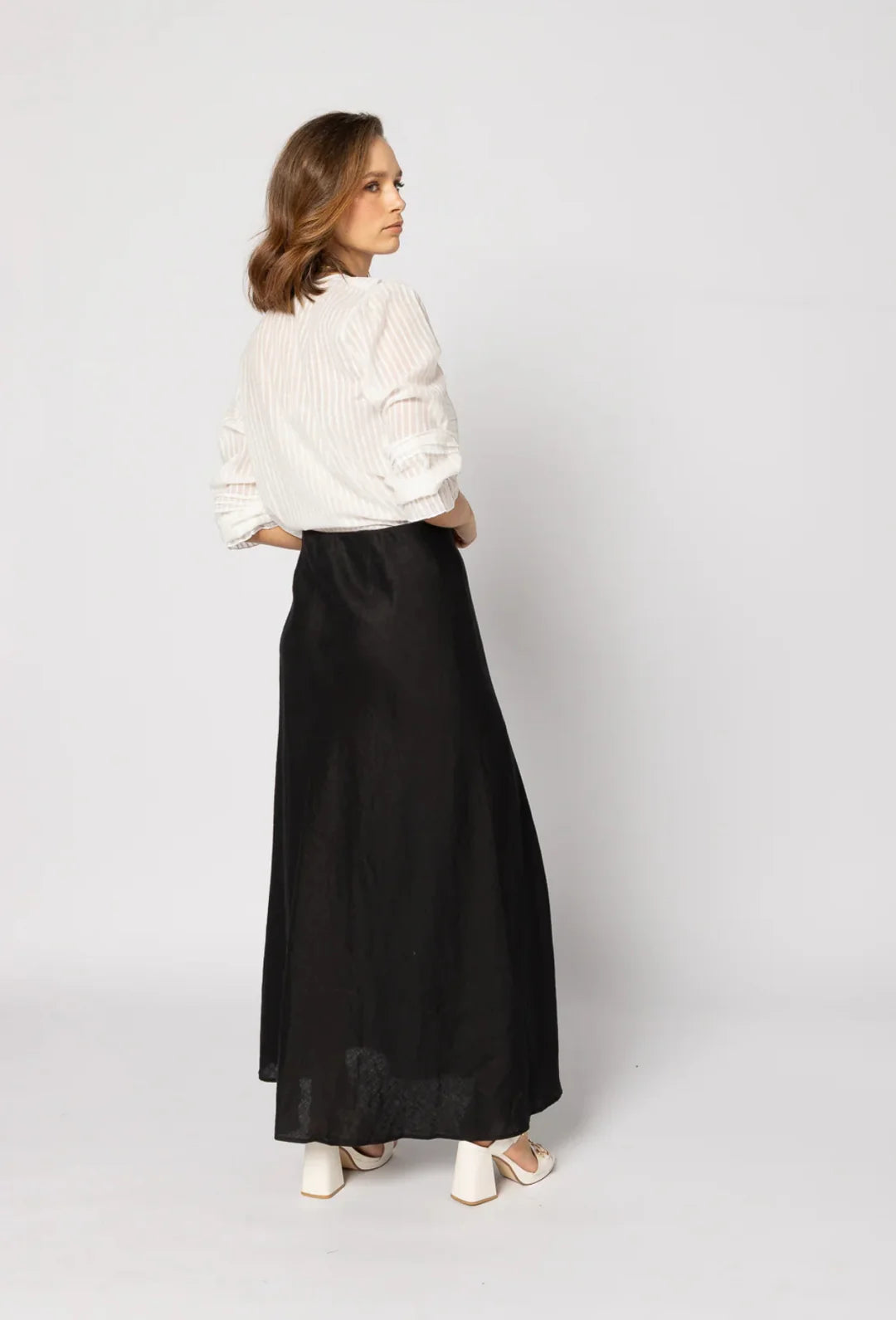 Amelia Blouse White Drama the Label