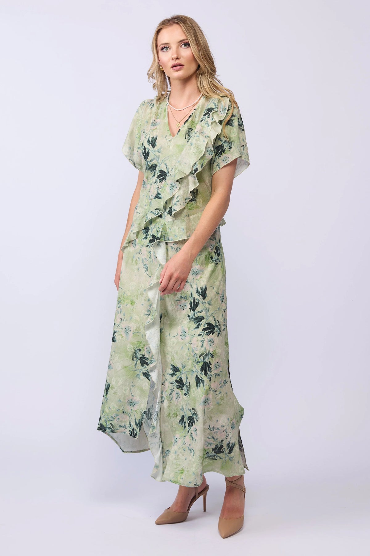 Breeze Dress Olive Leaf