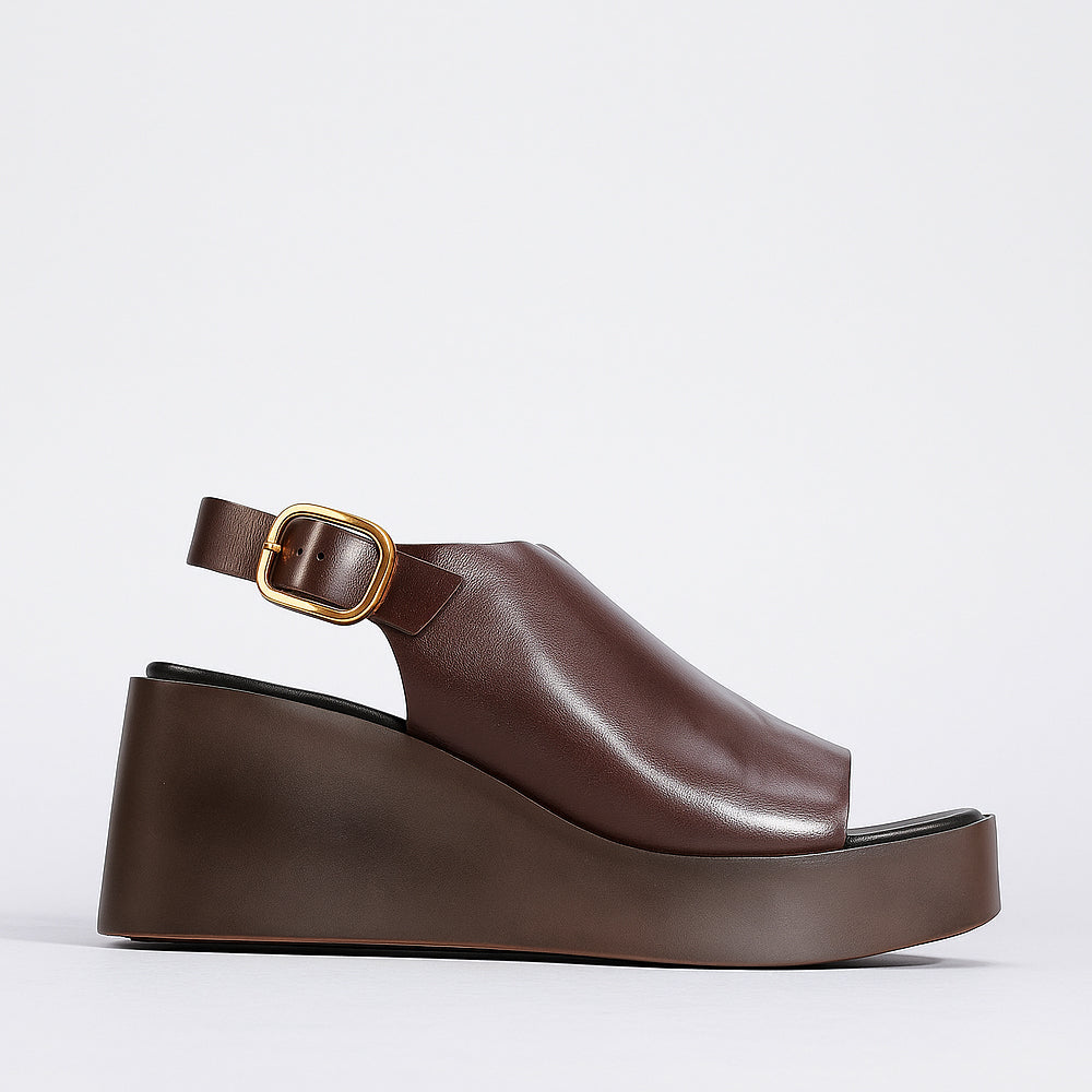 Ariani Chestnut Platform Sandal