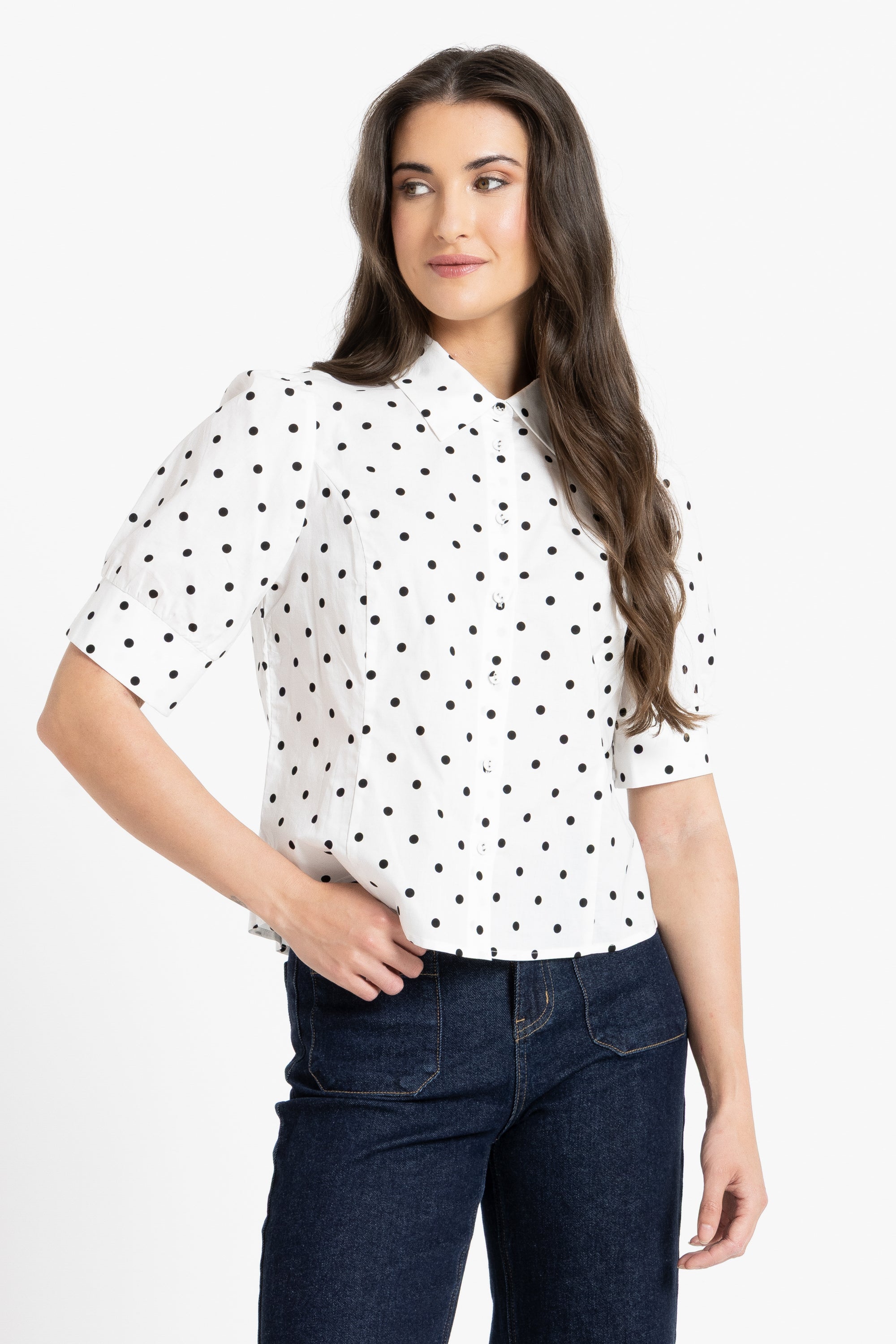 Dinner Date Shirt Vanilla Spot
