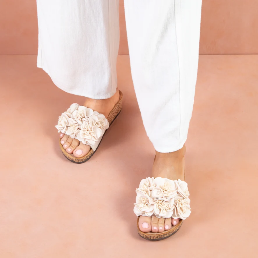 Corsage Sandal Natural