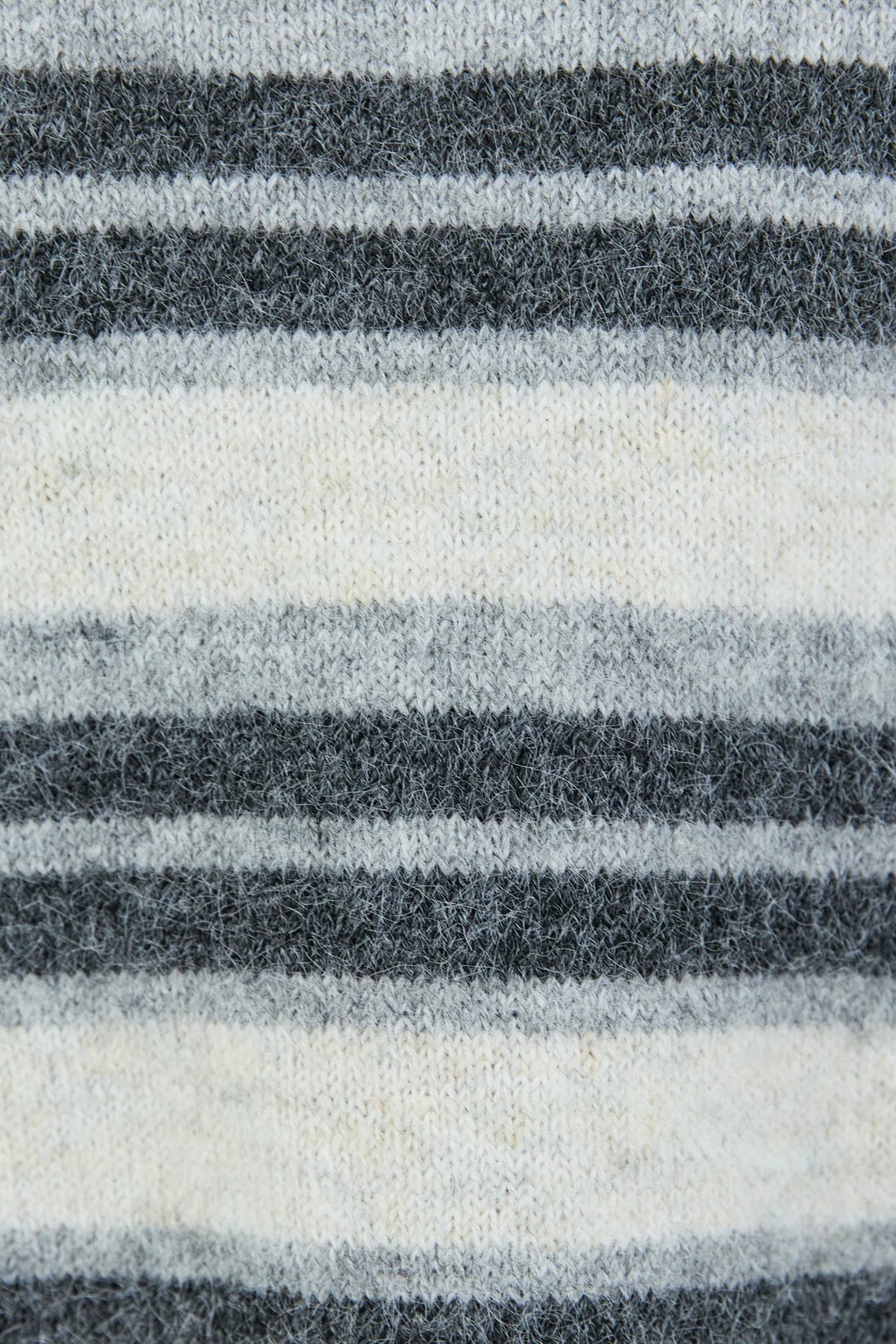 Frequency Stripe Knit Crewneck Cardigan