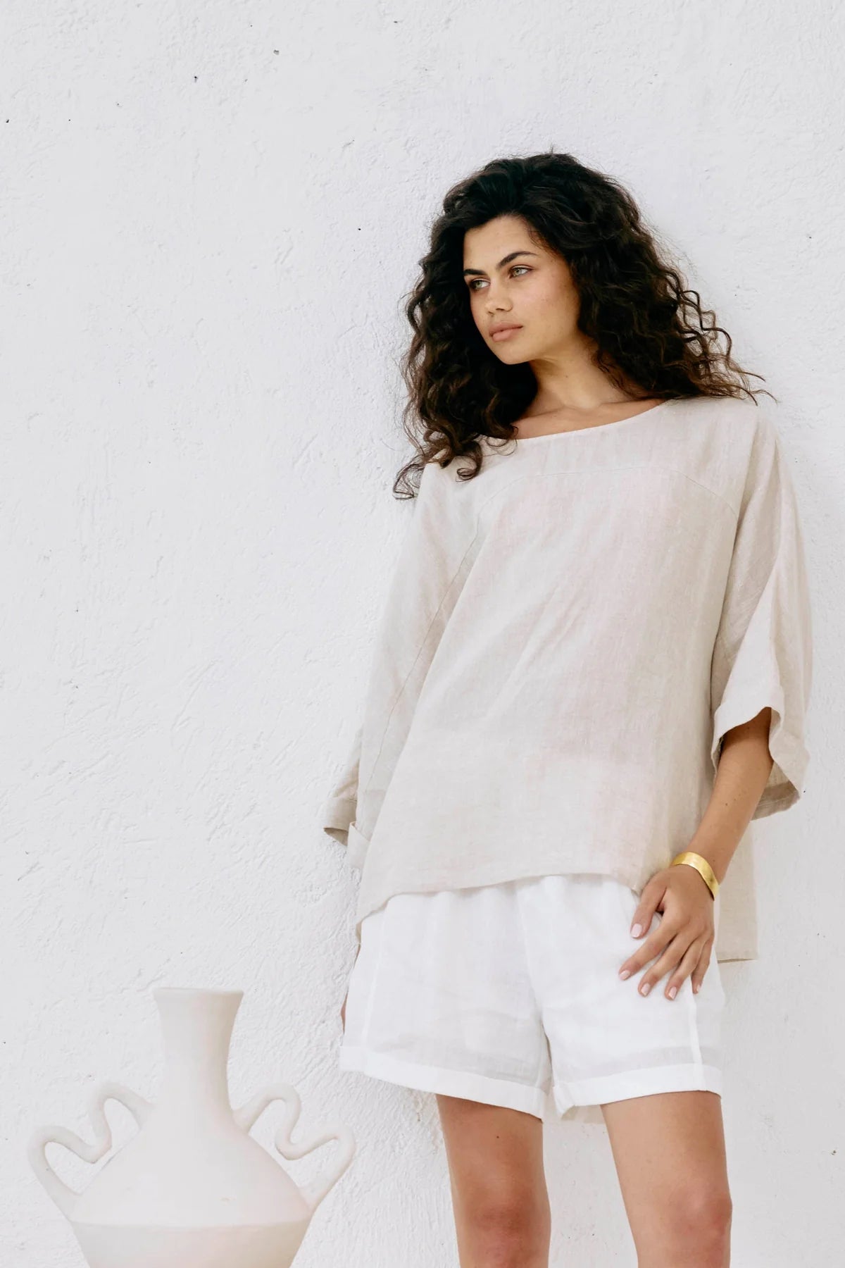 Studio Relaxed Top One Size Tusk