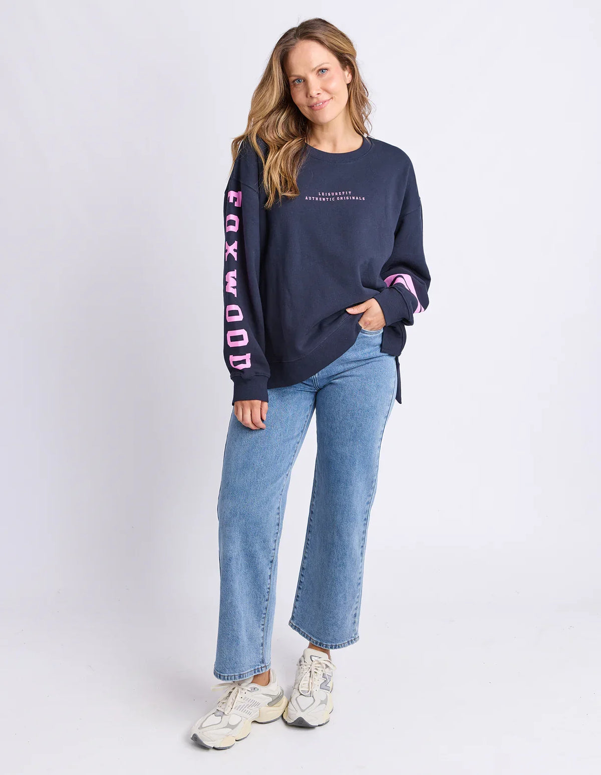 Origin Crew Navy with Pink