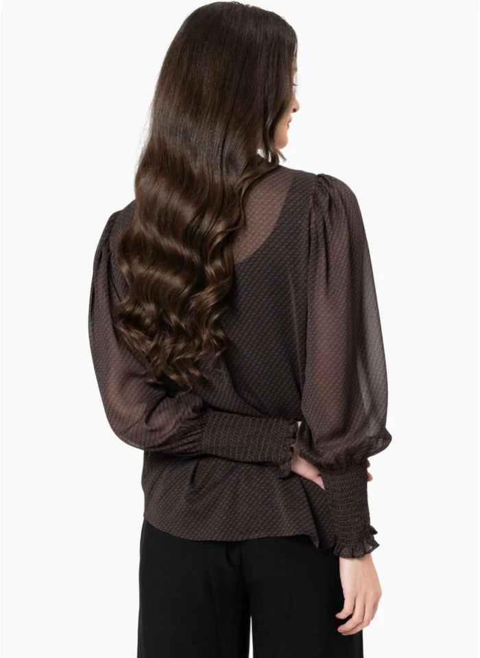 Mocha Lace Byron Blouse