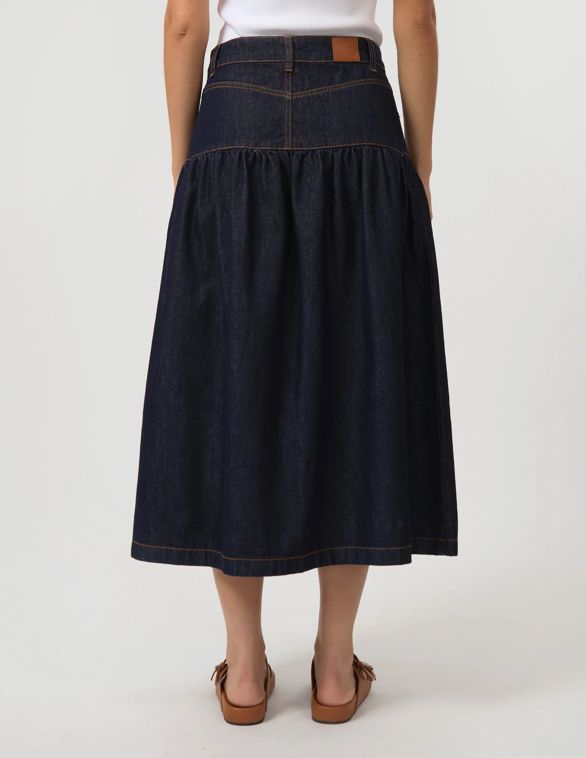 Davina Skirt Indigo