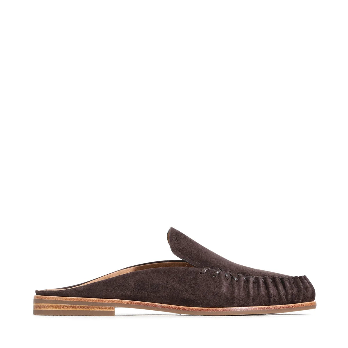Mocc Cocoa Suede Mule