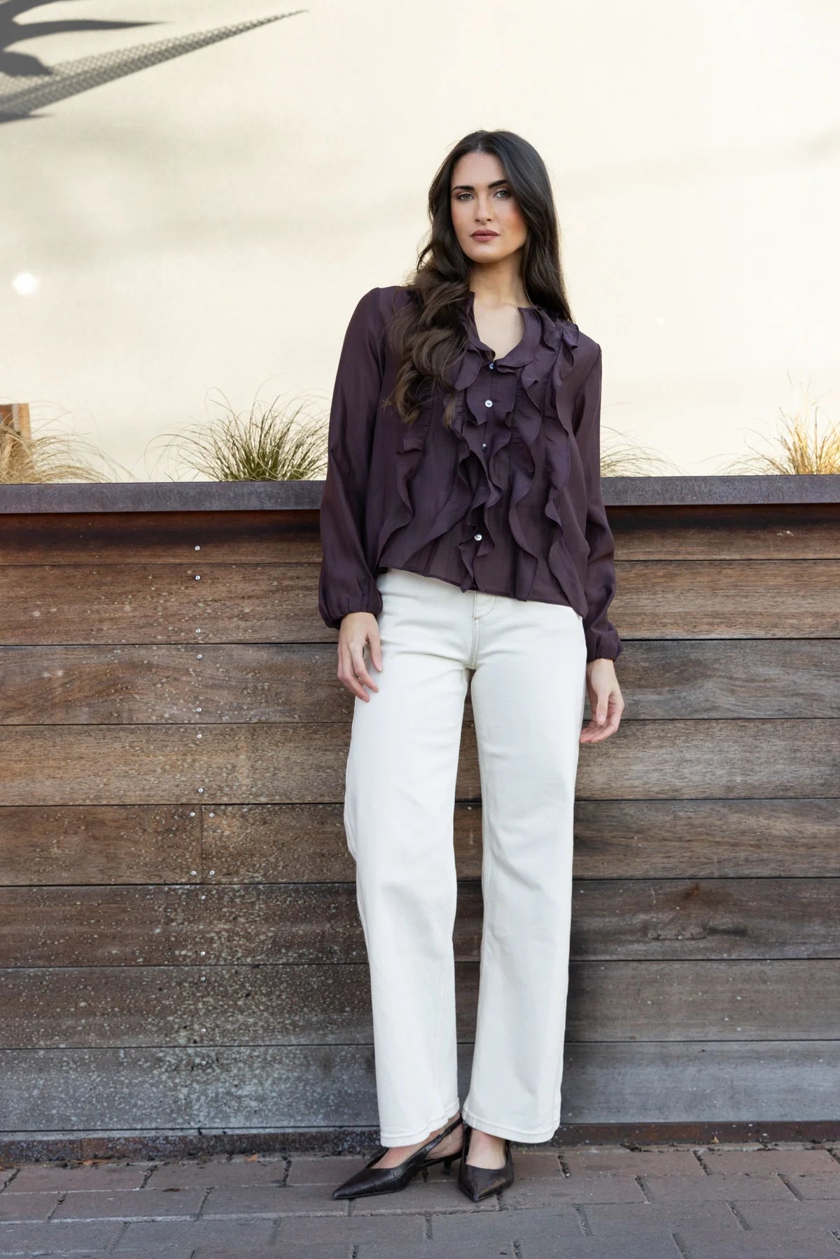 Once Upon Blouse Brunette