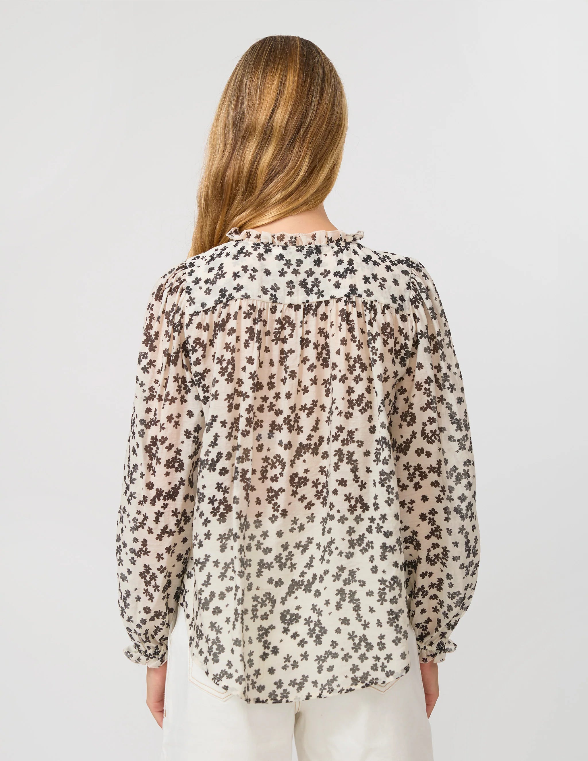 Dixie Blouse Black Floral