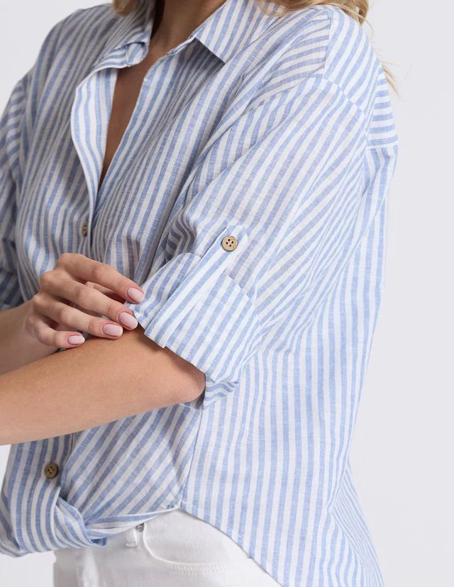 On Repeat Blouse Sea Stripe