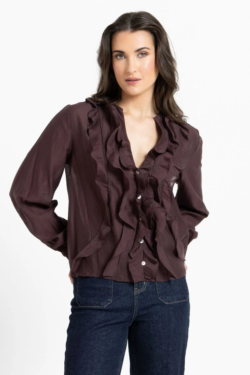 Once Upon Blouse Brunette