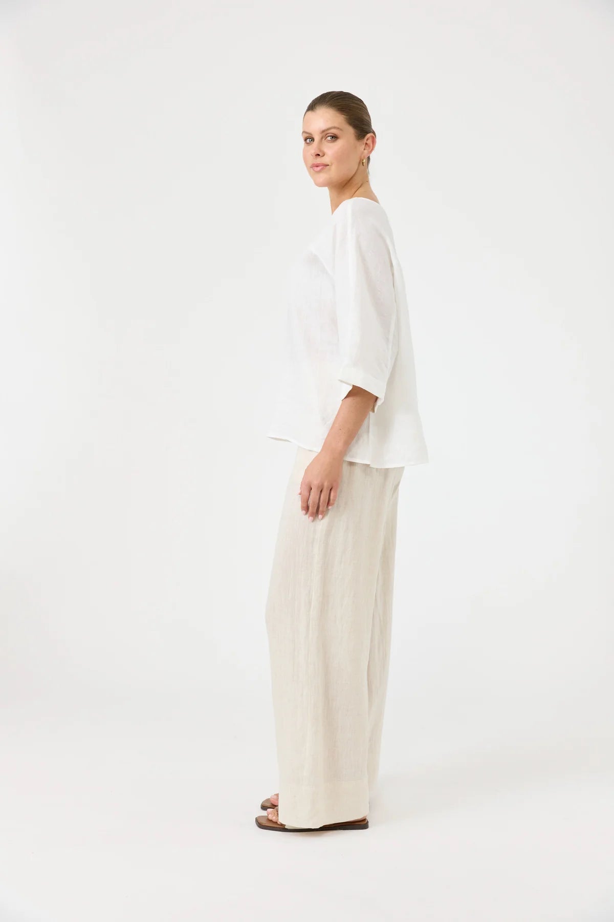 Studio Relaxed Top One Size Salt