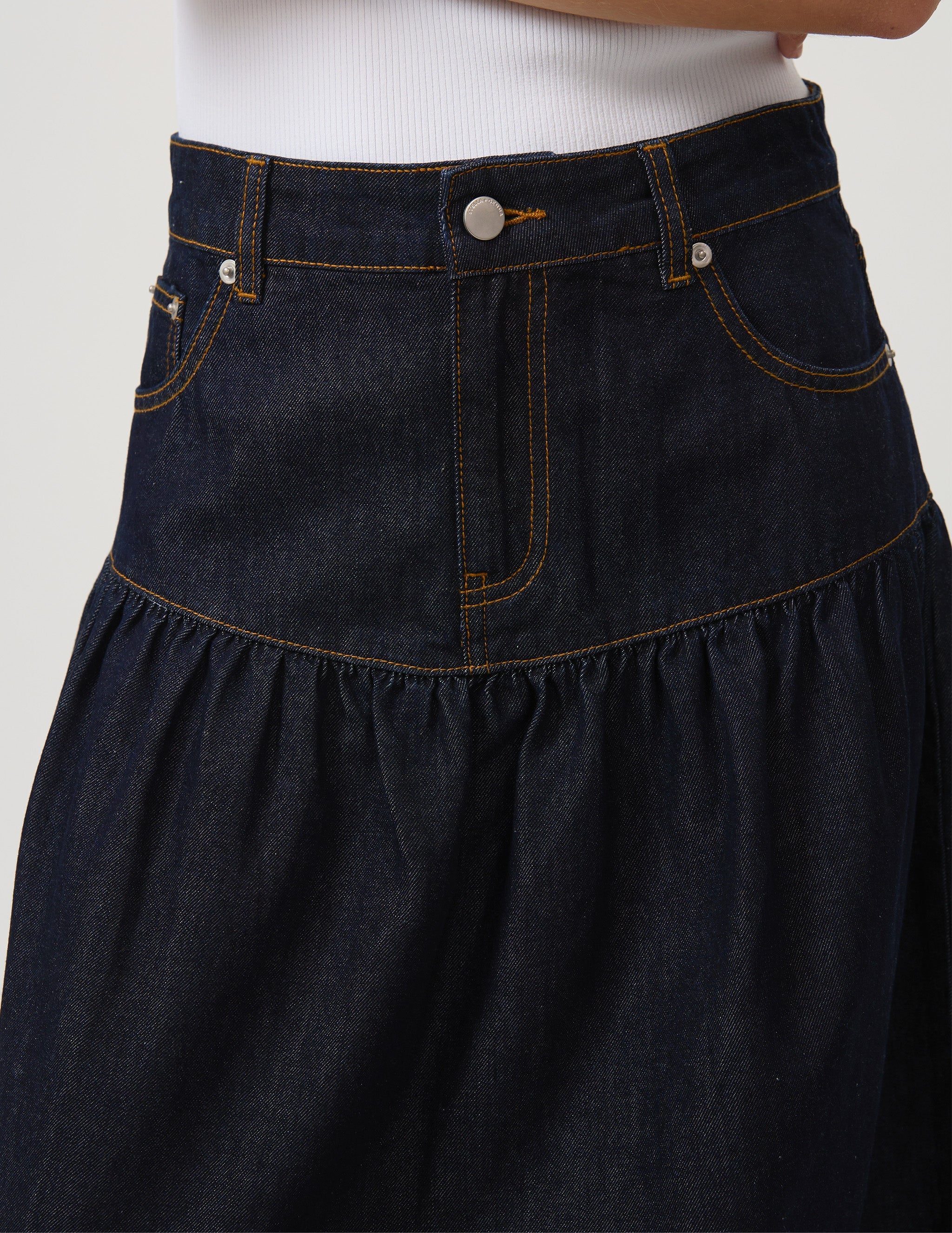Davina Skirt Indigo